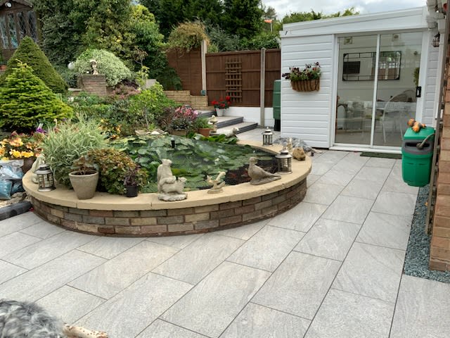 garden patio created by CT Driveways